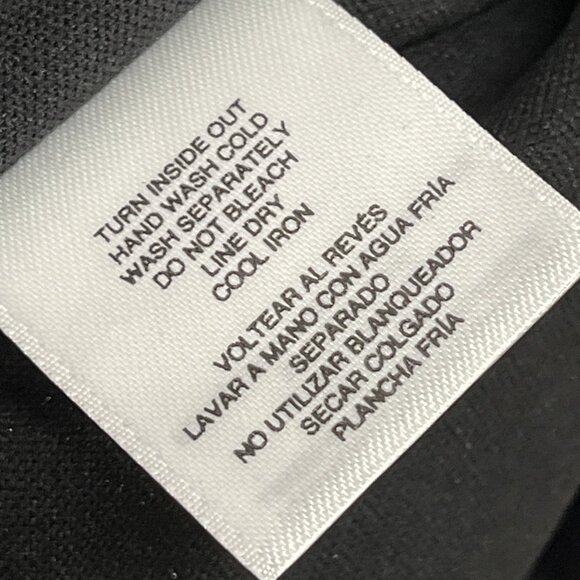 Anne‎ Klein Dress Womens 22W Black Linen Tiered Smocked Midi Boho Hippie Western - Picture 10 of 11